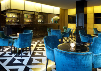 Interiores hotel de lujo piedra natural