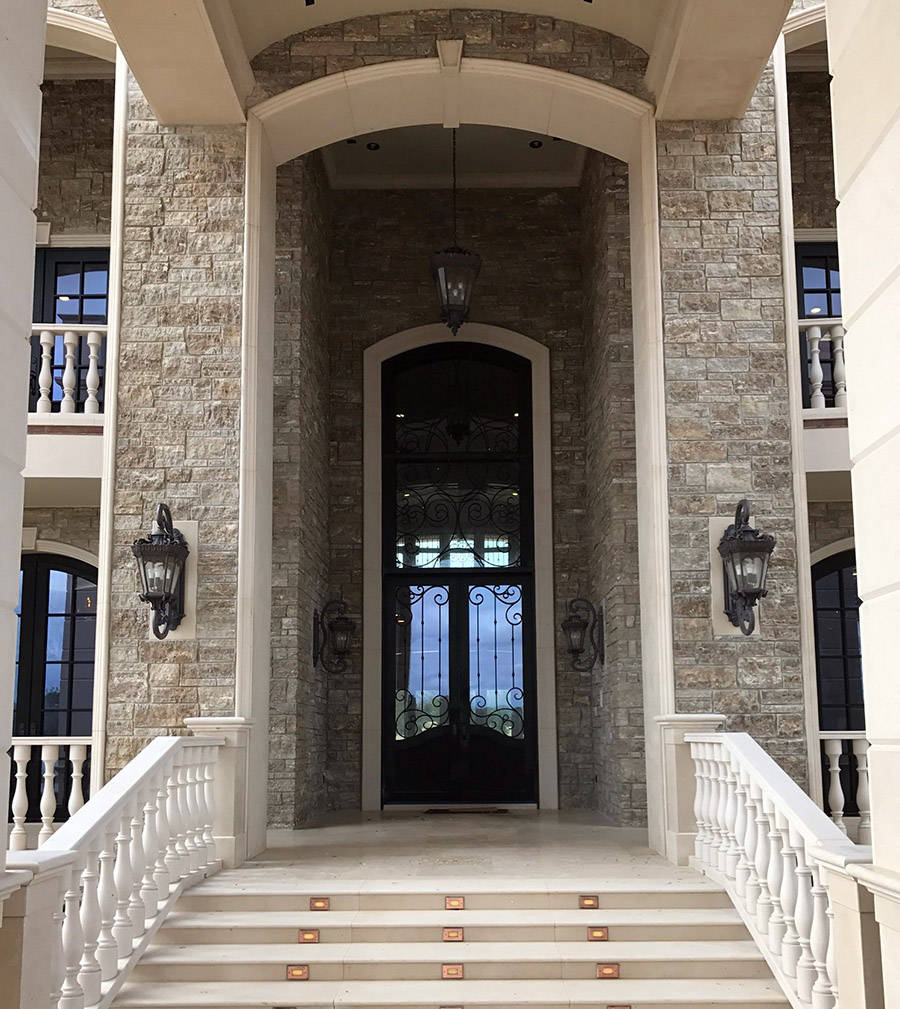 Natural Stone Entrance