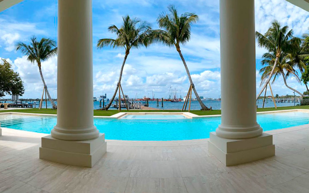 Pool Coping en Piedra Natural