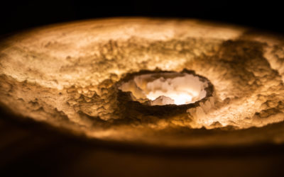 La elegancia de la Retroiluminación en piedra natural